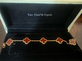 Van Cleef and Arpels Carnelian Bracelet