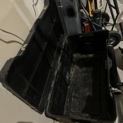 Large Black Tool Tote