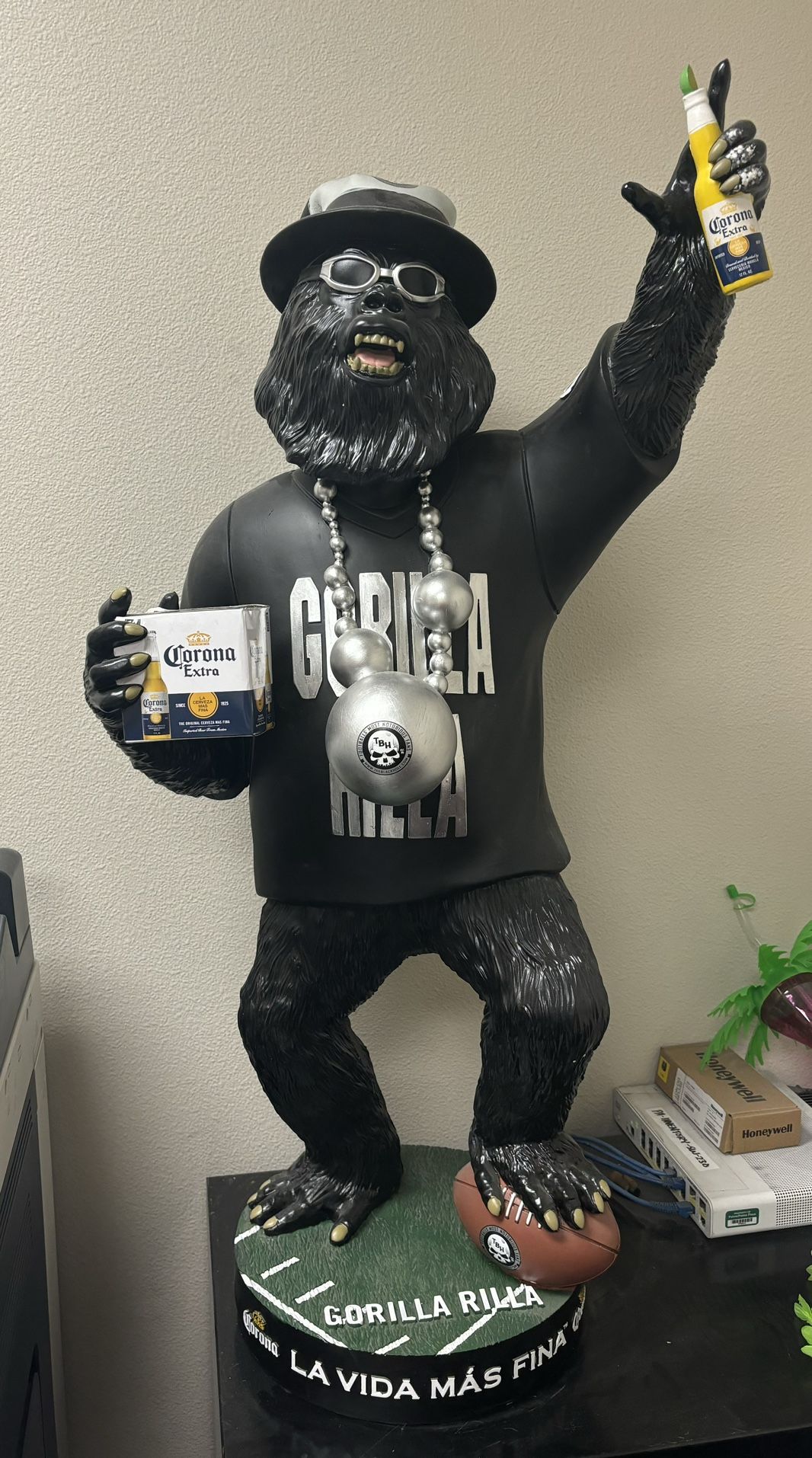 Gorilla Rilla Corona Raider Statue