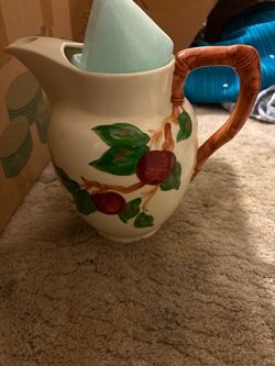 Vintage Franciscan Apple China Pitcher California