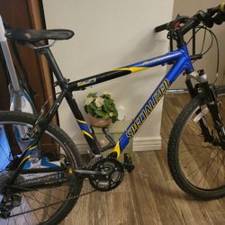 Specialized rockhopper hotsell blue and yellow