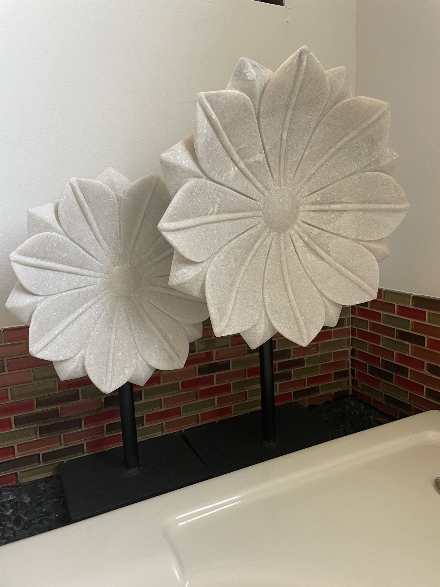 Marble Flowers for Decoration