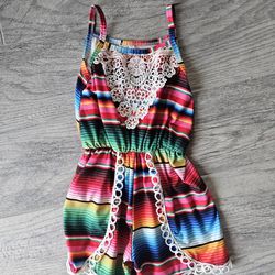 Girls toddlers Used Mexican romper super cute in great condition, size 2t Pick Up Only I Live In Madera CA 
