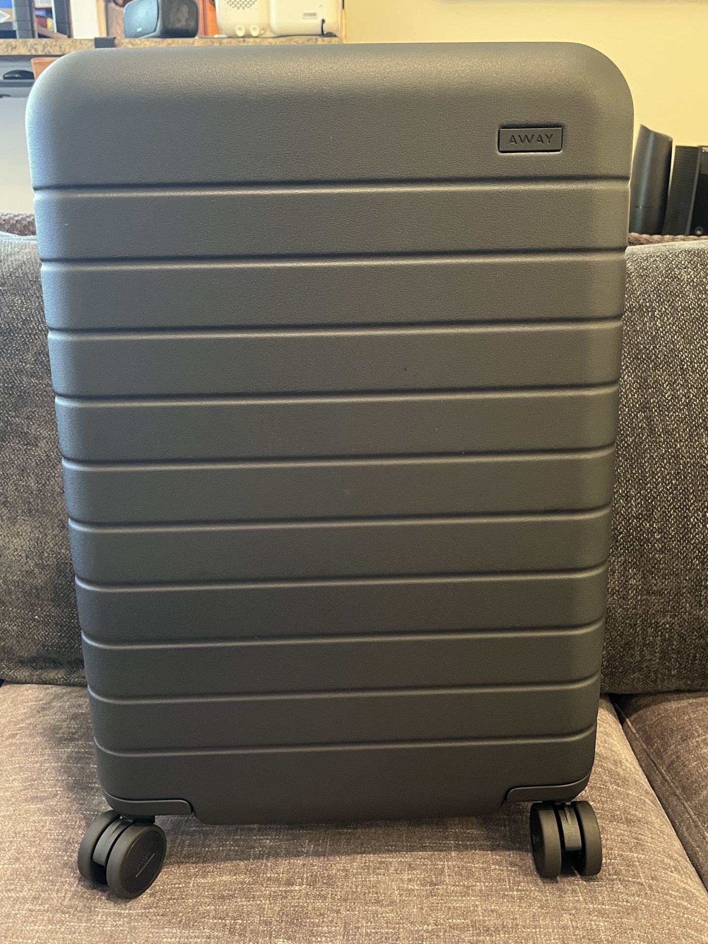 Away the Bigger Carry-on Suitcase Luggage, Black, Open Box, Like New, Unused