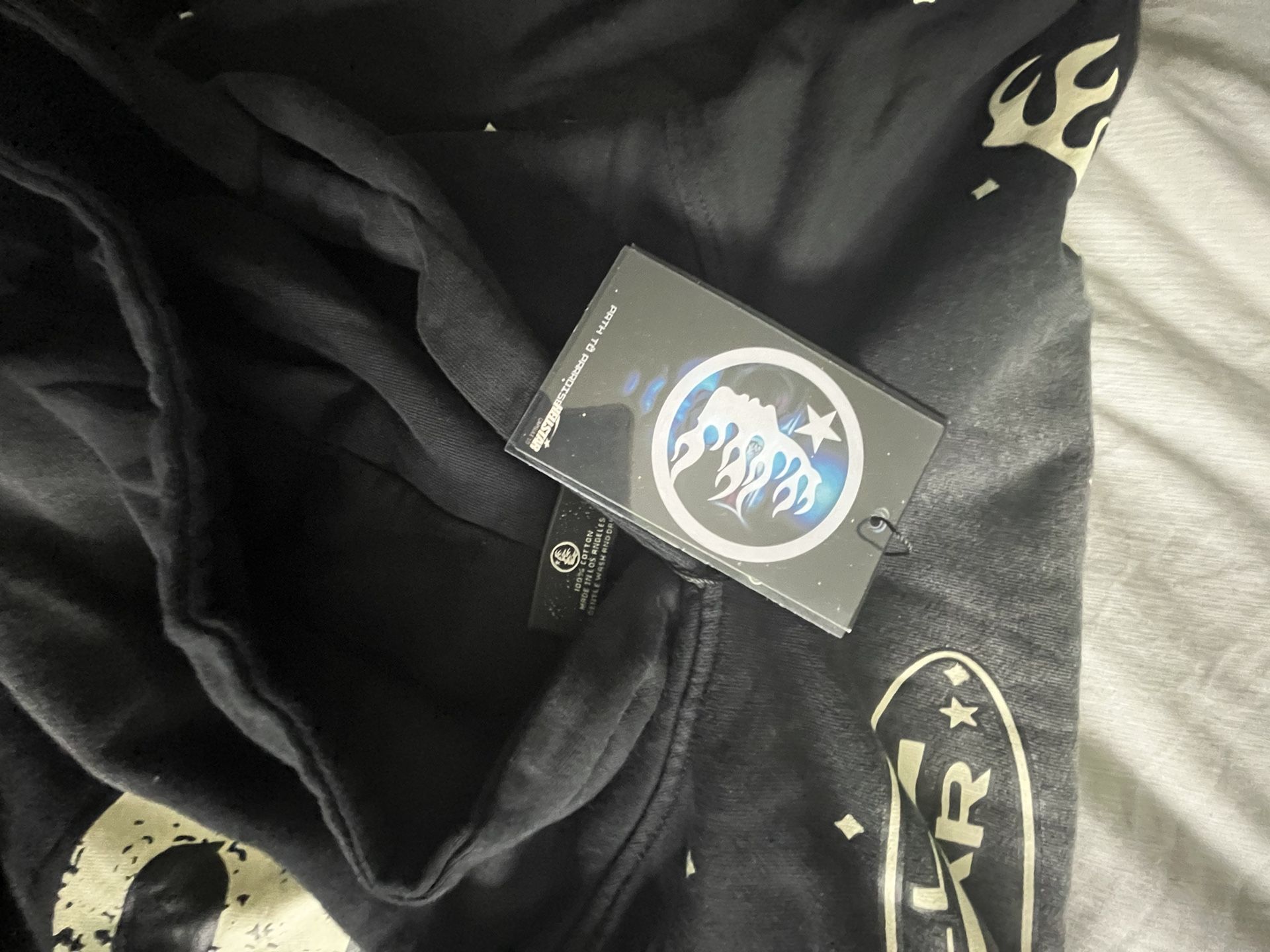 Hellstar- Gray Hoodie (need gone TODAY Price Negotiable) )