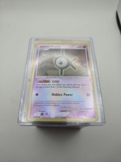 Pokémon Unown Holo Card 68/132 2007