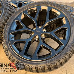 24" Chevy Tahoe Silverado Suburban Avalanche 6x5.5 Wheels Tires Rims