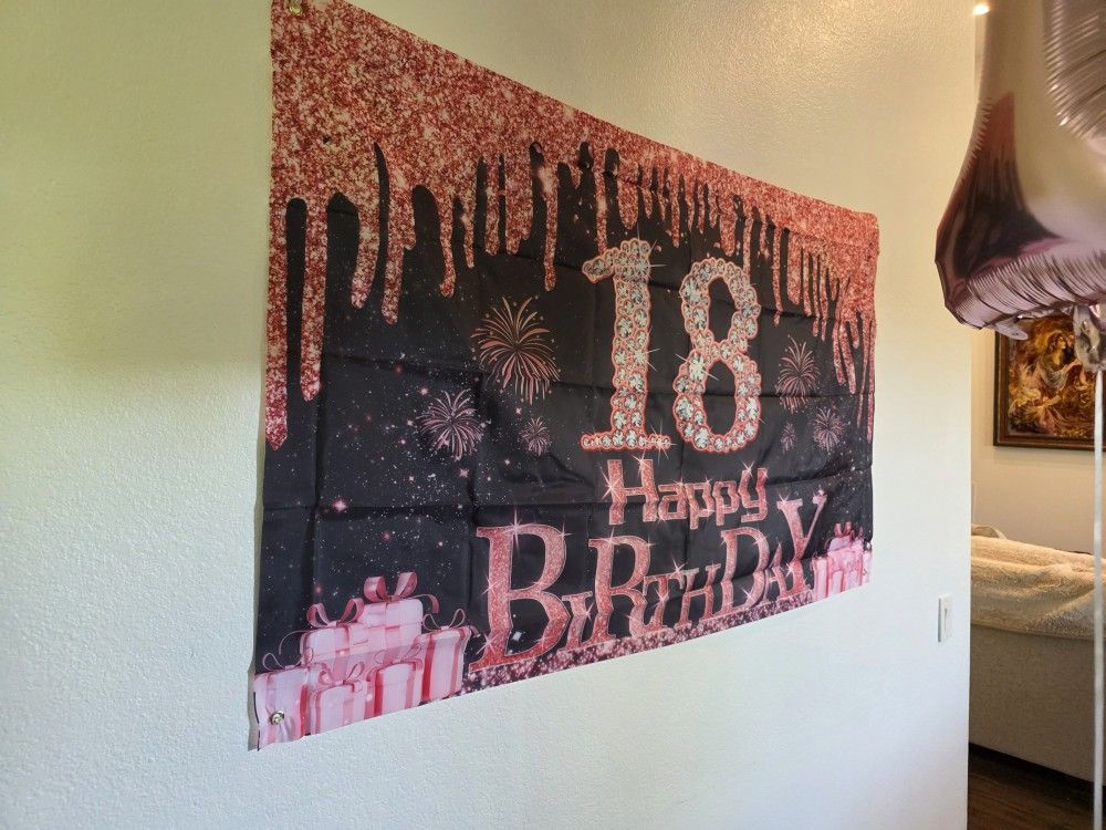 18th Birthday Banner