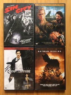 BATMAN SIN CITY TROY CONSTANTINE DVD LOT $13.00