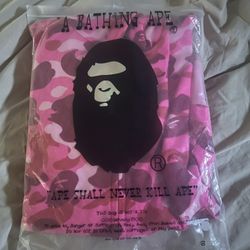 Pink Camo A Bathing Ape Hoodie 