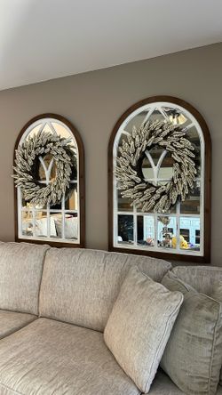 mirrors With Wreaths