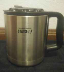Hamilton Beach Stay or Go Replacement Thermal Carafe 10 Cup Coffee Stainless $22