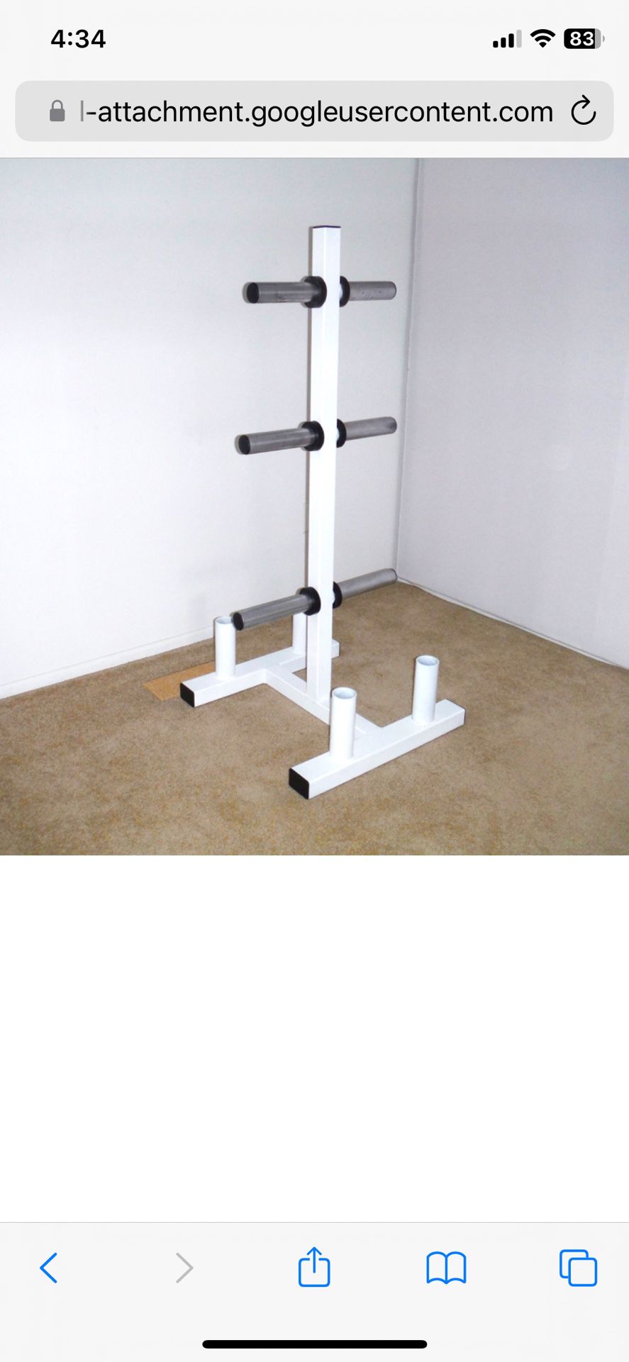 Weight Plate Holder/Tree, With Bar Holders – $225 (Colorado Springs)