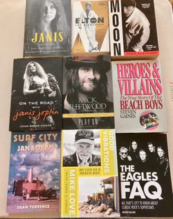 Music legend biographies $5 Each