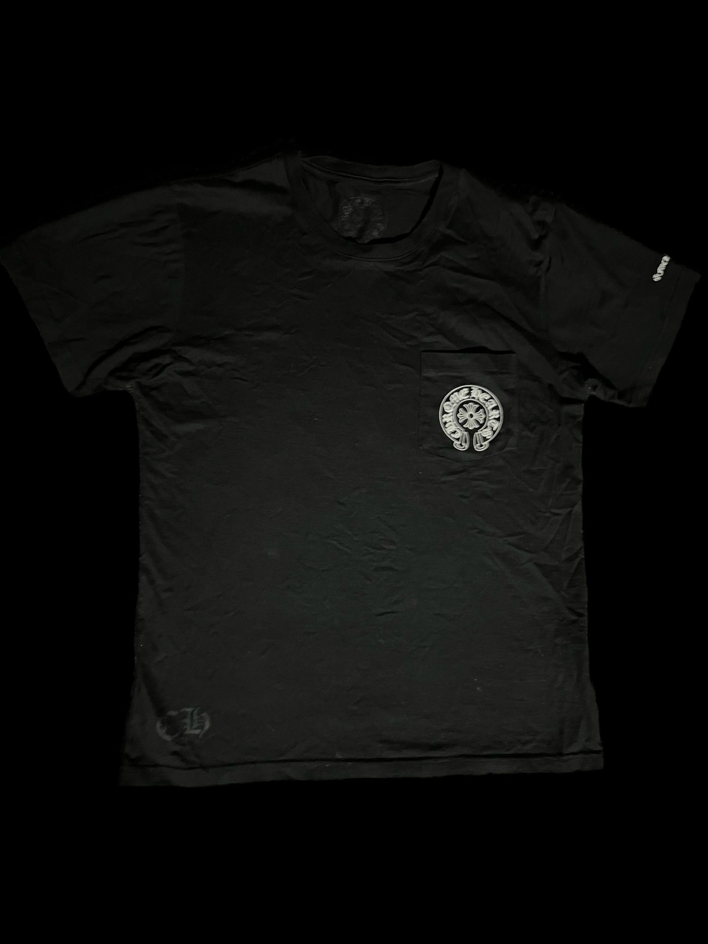 Chrome Hearts New York Horseshoe Logo Graphic Print T-Shirt - Black T-Shirts,  Clothing - CHH42861