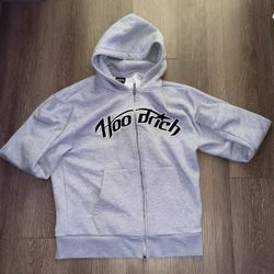 Hoodrich Grey Zipper Hoodie 
