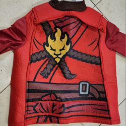 Lego Ninjago Halloween Costume Top & Bottoms Only Kids Size 10 Yrs