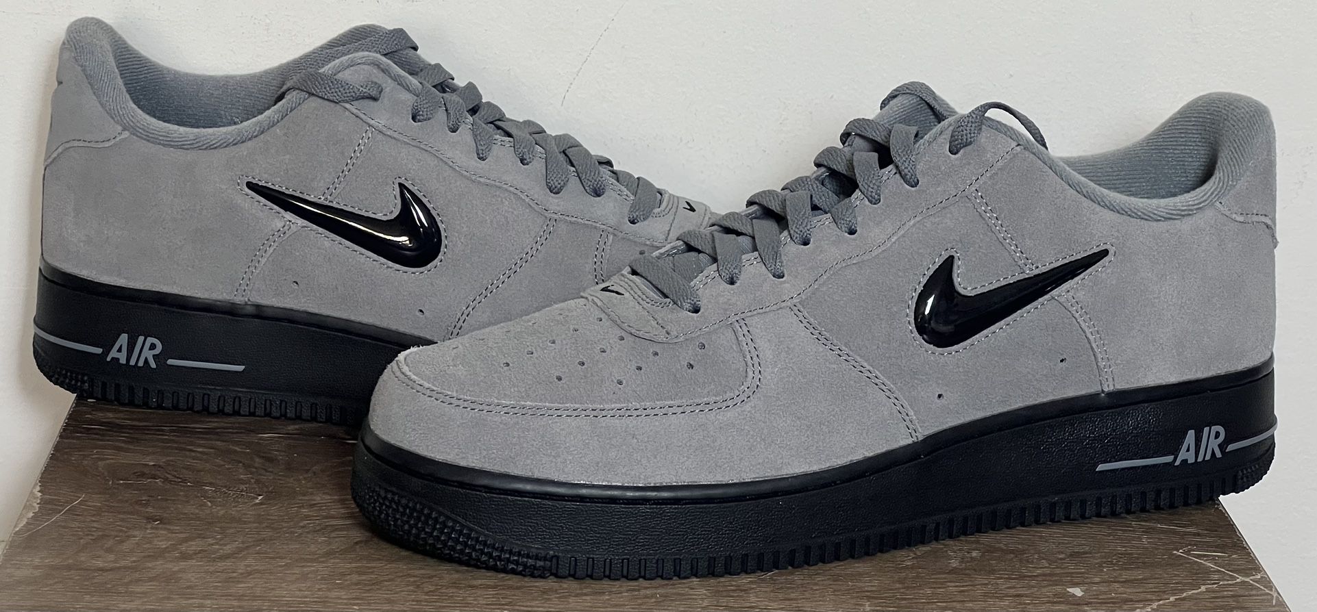 Nike Air Force 1 '07 Jewel Cool Grey Black | Men’s Size 13 | HQ3827-001