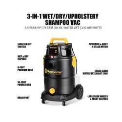 Carpet Cleaner Brand New Box  Vacmaster