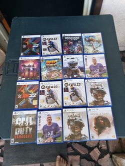 PS4 Games PS5 Games can Play On Playstation 5 Console $40! Per Game PS5 or 4 for $120!. Can't afford it on $20! Per PS4 Game or 7 for $100!. Trade CGC
