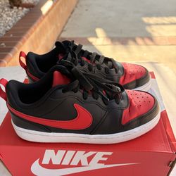 Nike Court Borough Low 2 ‘Bred’ – Size 5Y