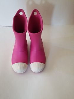 Crocs Pink Rain Snow Boots Size 13