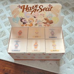 Labubu Have A Seat Plush Keychain (individual Box)