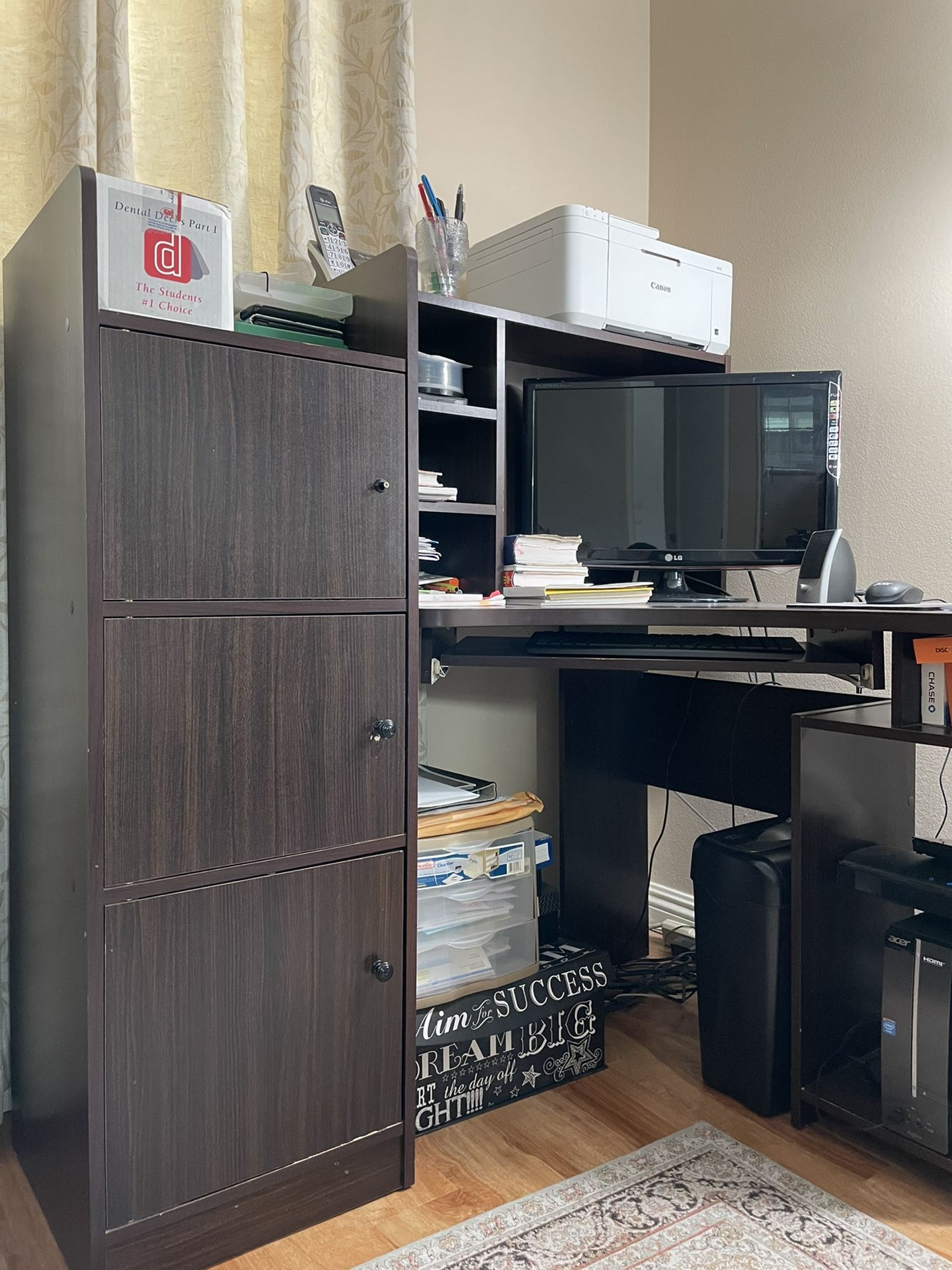Computer Desk With Storage