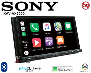 Sony XAV-AX5000 car stereo with INSTALLATION “ Apple CarPlay & android auto “