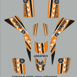 Yamaha Blaster Ys200 Graphic Kit