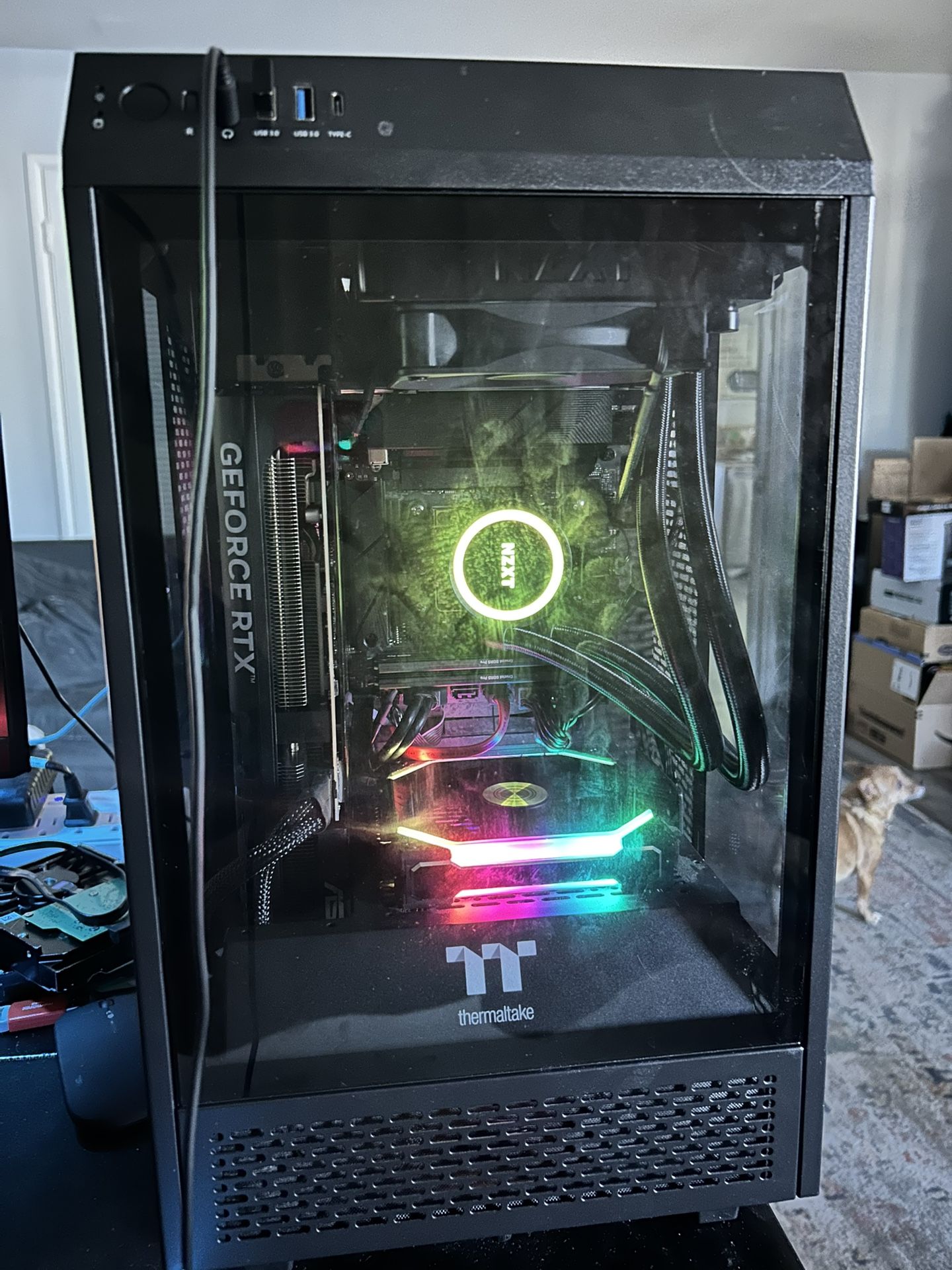 RTX 5070 Gaming PC – Ryzen 5 9600X, Tower 100, DDR5 32GB, 1.5TB SSD, Win 11