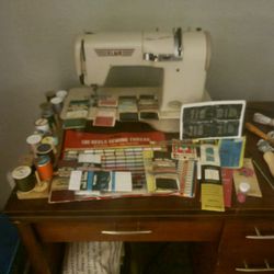 Elna Vintage Sewing Machine with Accessories