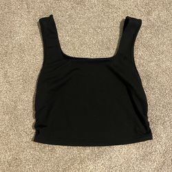 Women’s Ruched Crop Tank Top