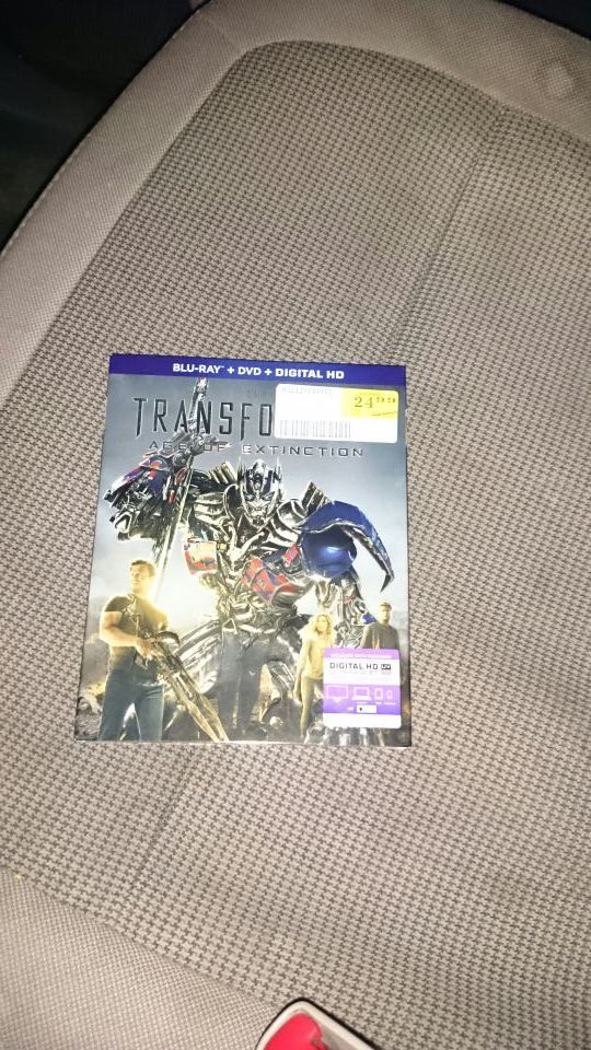 Transformers blue ray Age of extinction