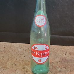 Vintage Dr Pepper 10 2 4 Soda Bottle