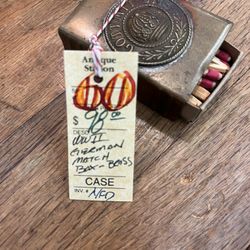 Vintage WW2 Match Box