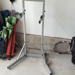 Standing  Garage Two Bike Rack