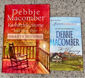 Debbie Macomber Books: Hearts Divided / The Wyoming Kid - EXCELLENT CONDITION