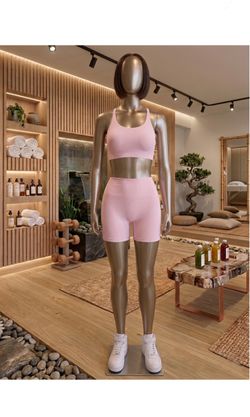 Sports bra and shorts yoga set