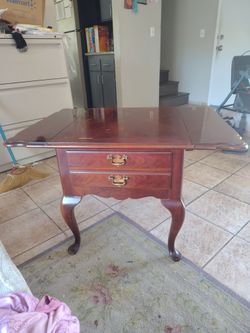 Drexel Night Stand with Fold-out Wings