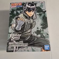 NIB BanPresto Naruto Shippuden Vibration Stars Rock Lee Uzumaki Naruto Figure A