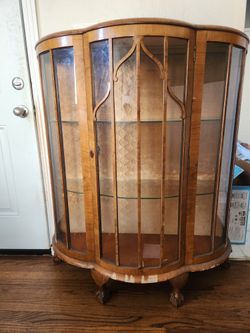 Antique Curio Cabinet 