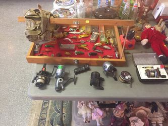 Antique-Vintage Fishing Gear - lures, reels, rods & more