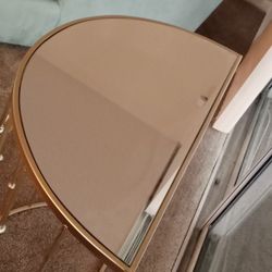 Decorative Accent Table With Mirror