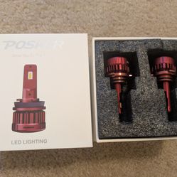 POSKER LED Headlight 9006, Brand New. 