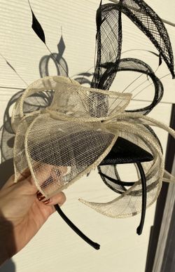 Ladies Hat - Steeplechase Or Derby Hat 