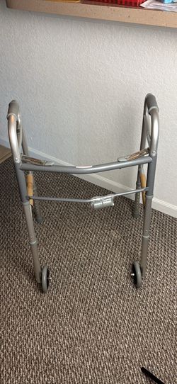 Guardian folding walker with wheels