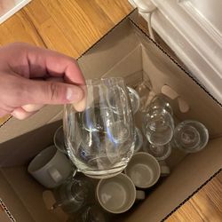 Glass Cups, Coffee Cups 