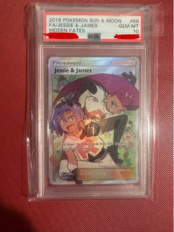 Jesse & James Pokemon PSA card