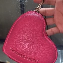 Victoria’s Secret Heart Pouch Keychain